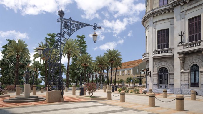 Infografía sobre cómo quedará el centro de Ceuta
