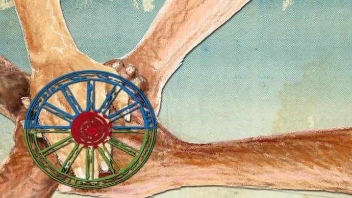 La rueda que simboliza al pueblo gitano