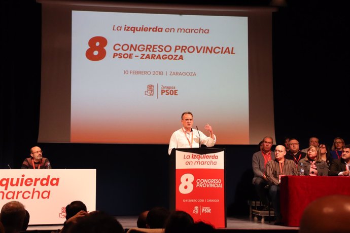 Sanchez Quero en el VIII Congreso del PSOE-Zaragoza.