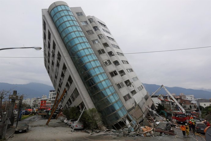 Consecuencias del terremoto que sacudió Hualien (Taiwán)