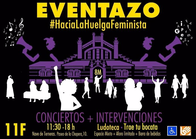 Eventazo hacia la huelga feminista del 8 de marzo