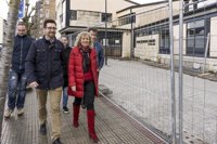 Díaz Tezanos visita las obras de ampliación del centro de salud de Colindres