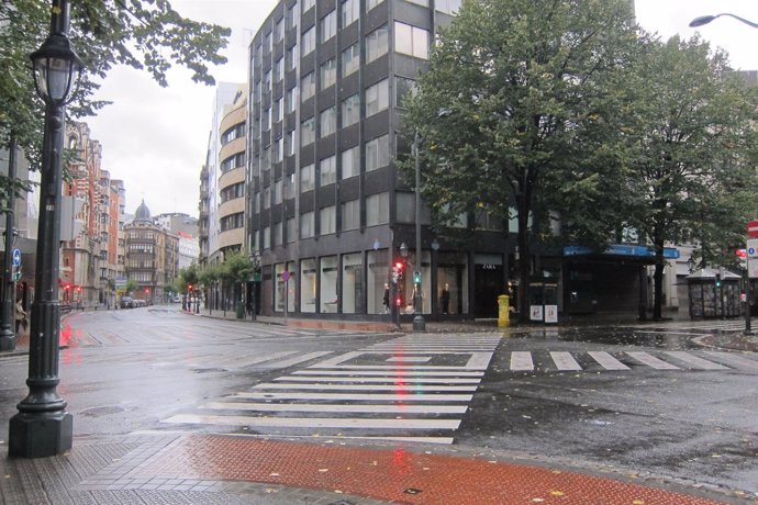 Bilbao con lluvia
