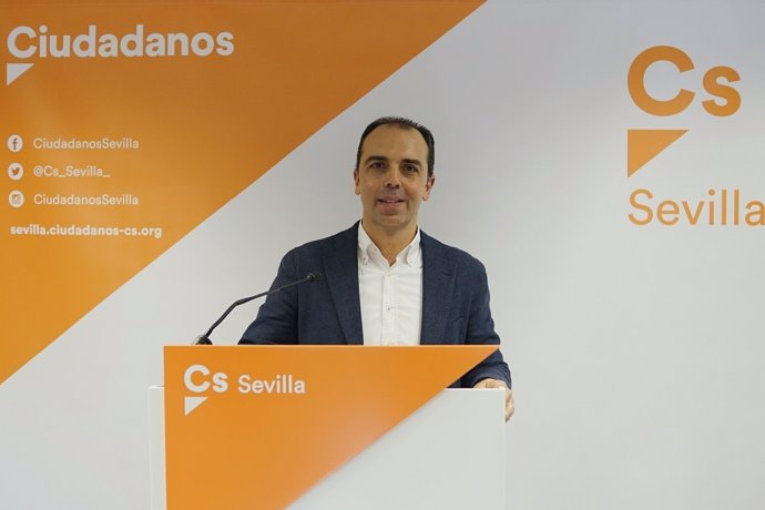 El portavoz de Cs en Sevilla, Javier Millán