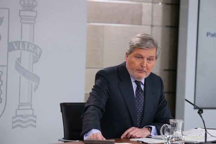 Roda de premsa d'Iñigo Méndez de Vigo després del Consell de Ministres
