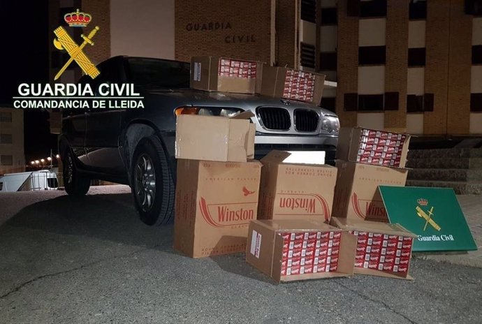 Tabaco de contrabando intervenido en La Seu d'Urgell