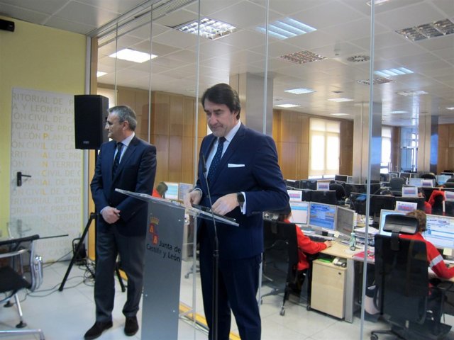 Suárez-Quiñones, en el balance del 112.             