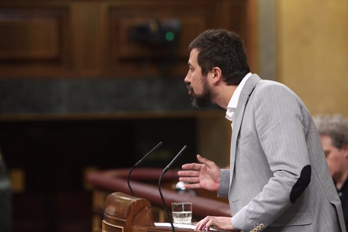 Antonio Gómez-Reina en el debate de la moción de censura