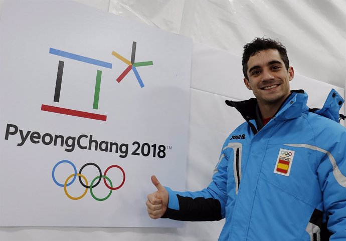 Javier Fernández en los Juegos Olímpicos de PyeongChang 2018 