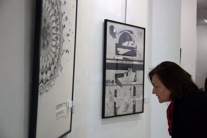 Exposición unicaja aplama bienal dibujo contemporáneo 