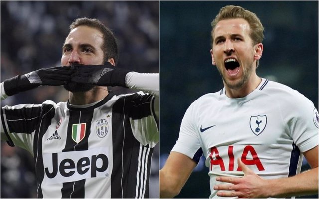 Higuaín (Juventus) y Kane (Tottenham)