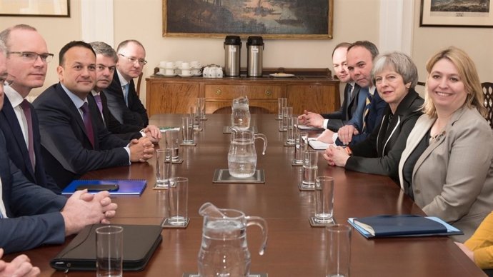 Leo Varadkar i  Theresa May