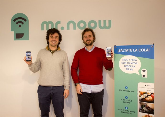 Els fundadors de Mr.Noow: Alejandro Fresneda i Pablo Mas-Bagá