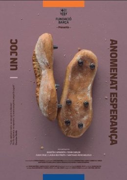 Cartell del documental 'Un joc anomenat esperança' de la Fundació Barça