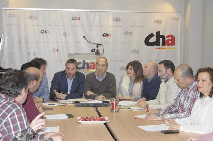 El Consello Nazional de CHA se ha reunido con el Grupo Municipal. 