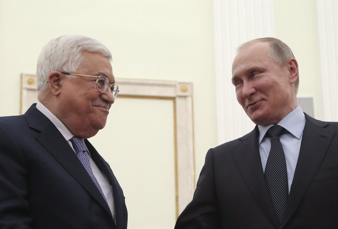 Abbas y Putin en Moscú