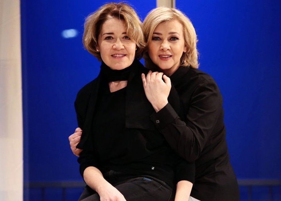 María Pujalde y Amparo Larrañaga