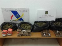 Interceptados más de diez kilos de droga en el aeropuerto de Sevilla ocultos en tubos de PVC