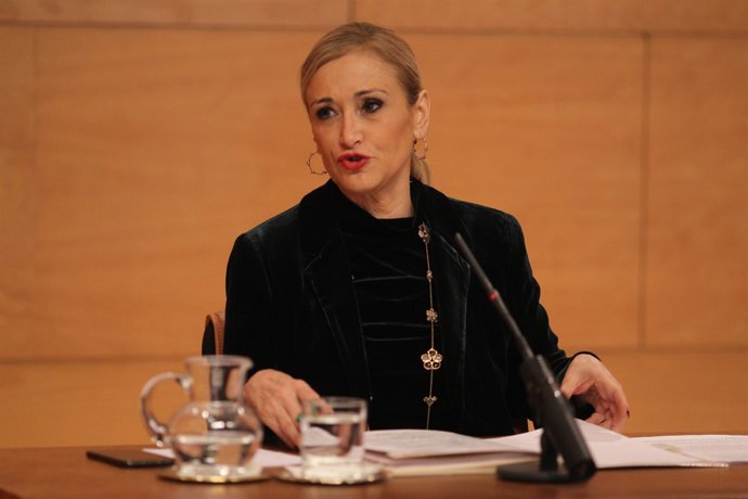 Cristina Cifuentes en roda de premsa després del Consell de Govern