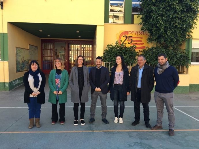 Visita de Marzà (centre) a Censal
