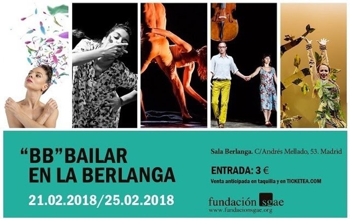 Cartel del ciclo Bailar en Berlanga