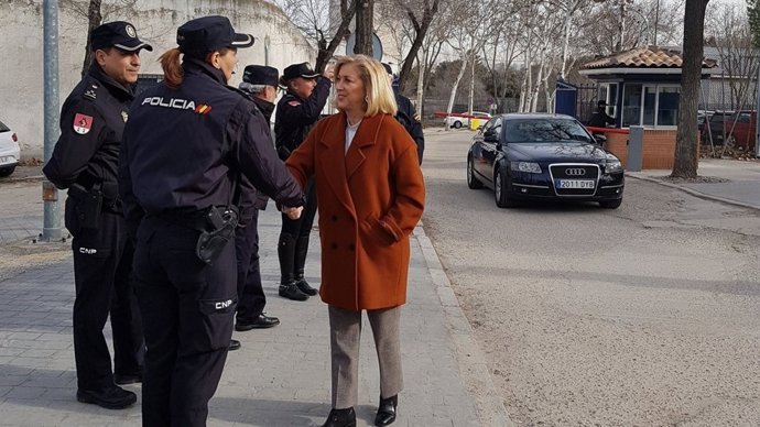 Dancausa visita la Brigada de Seguridad Ciudadana de la Policía Nacional