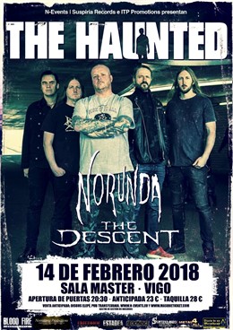 Cartel de The Haunted en Vigo
