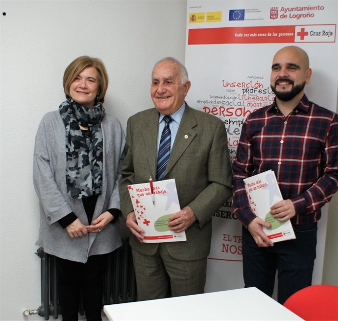 Reinares, Corres y Alonso, en la presentación