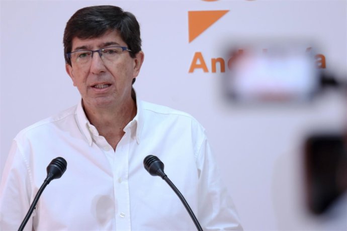 Juan Marín, hoy ante los medios