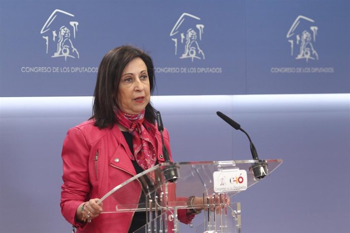 Rueda de prensa de Margarita Robles en el Congreso