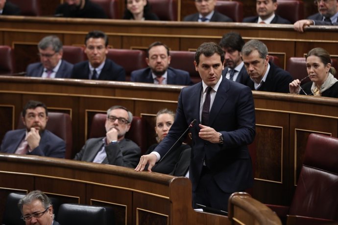 Albert Rivera en la sesión de control al Gobierno en el Congreso