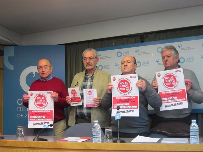 UGT y CCOO Aragón inician movilizaciones para reclamar pensiones "dignas"