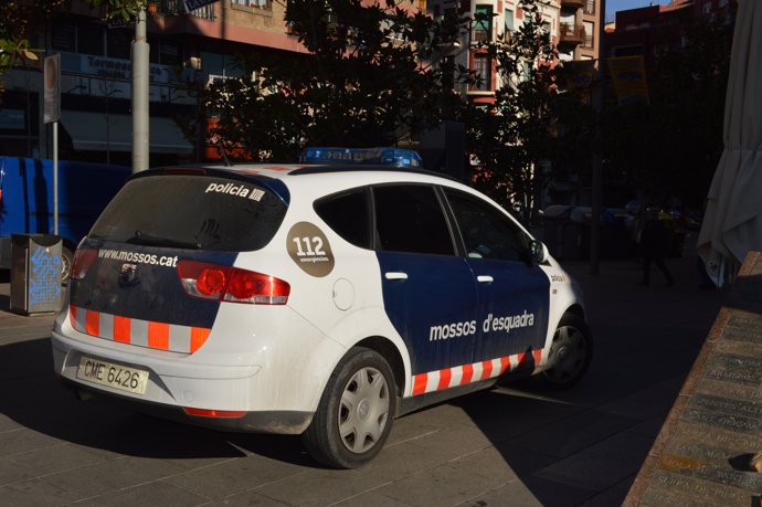 Cotxe dels Mossos d'Esquadra a Lleida