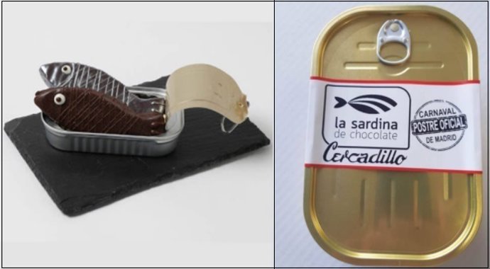 Sardinas de chocolate