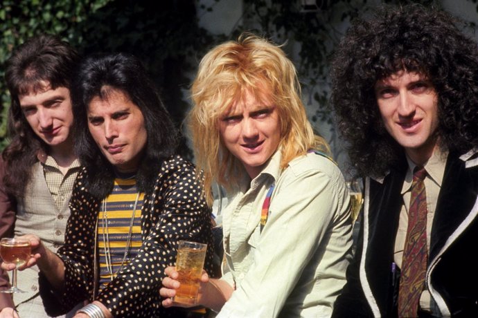 File photo dated 08/09/1976 of Queen as three previously unreleased tracks by th