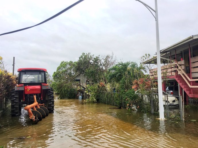 Efectos del ciclón 'Gita' en Tonga