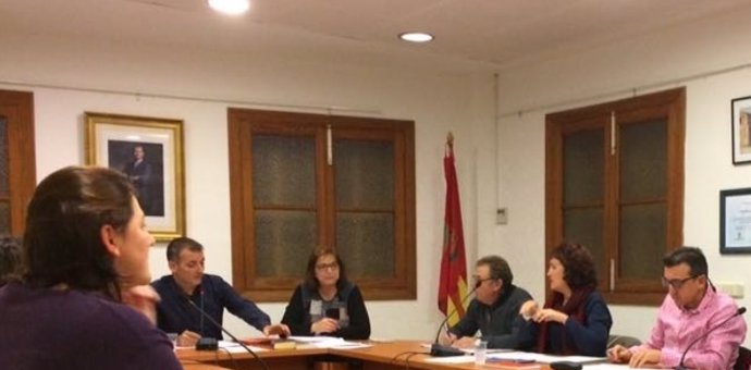 Sesión en el Ayuntamiento de Sencelles