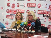 CCOO y UGT Extremadura se concentrarán este jueves en Badajoz para defender el sistema público de pensiones