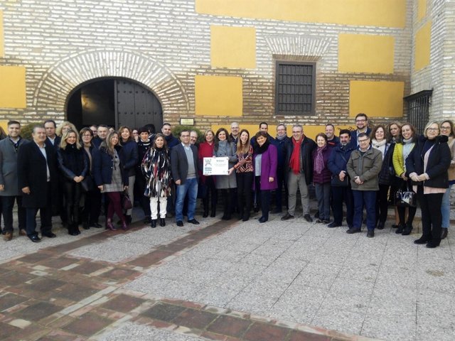 Celebración del Premio Educaciudad concedido por la Junta a Andújar.