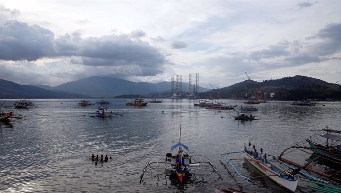 Una playa en Zambales, una provincia de Filipinas