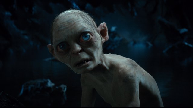 Gollum interpretado por  ANDY SERKIS en El Hobbit