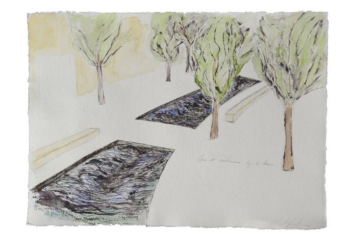 Obra escultórica de Cristina Iglesias en Bombas Gens 