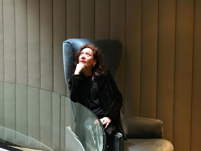 La escritora zaragozana Cristina Fallarás