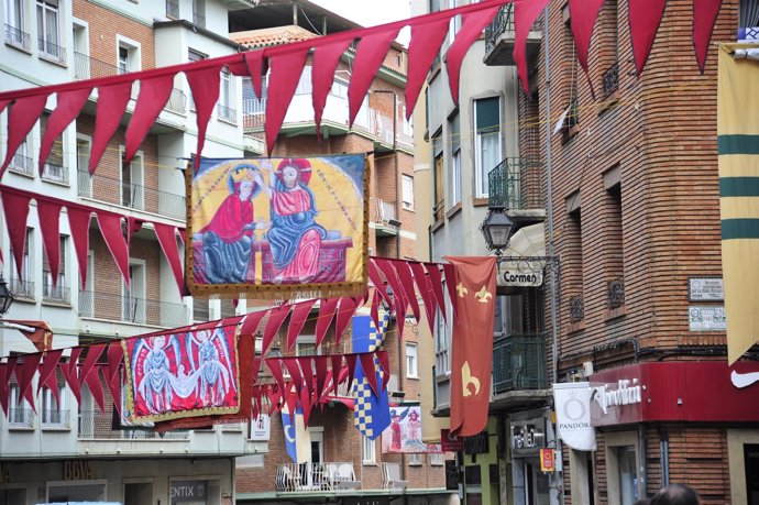 Teruel se prepara para la fiesta medieval de los Amantes