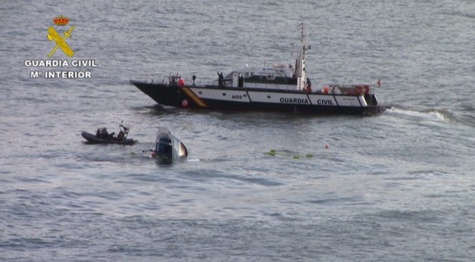 Rescate del buque "Astelena", en Bermeo