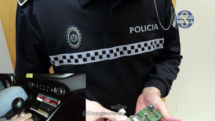 Dispositivo del presunto fraude en taxis de Sevilla