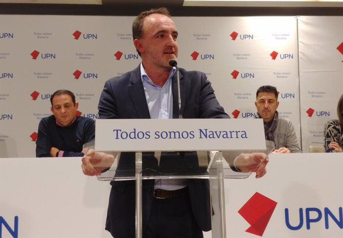 Javier Esparza en el consejo político de UPN
