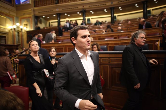 Albert Rivera en la sesión de control al Gobierno en el Congreso