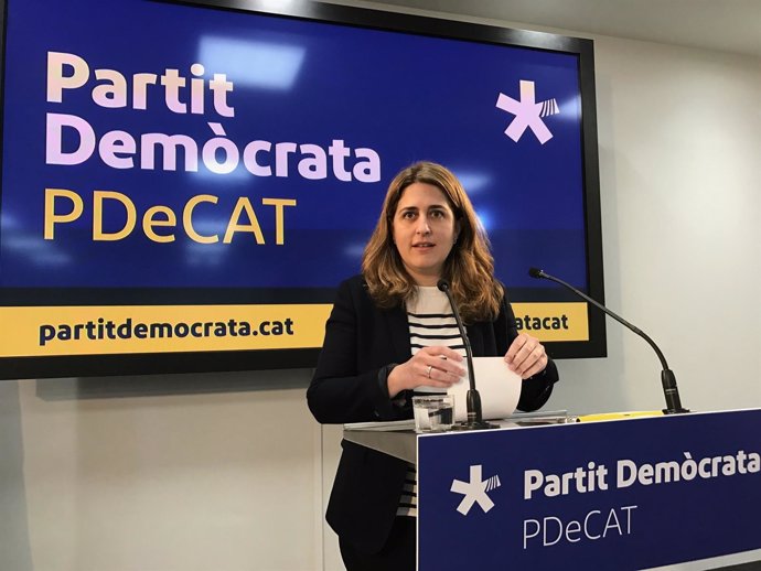La coordinadora general del PDeCAT, Marta Pascal