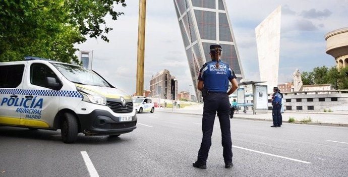 Control de la Policía Municipal de Madrid